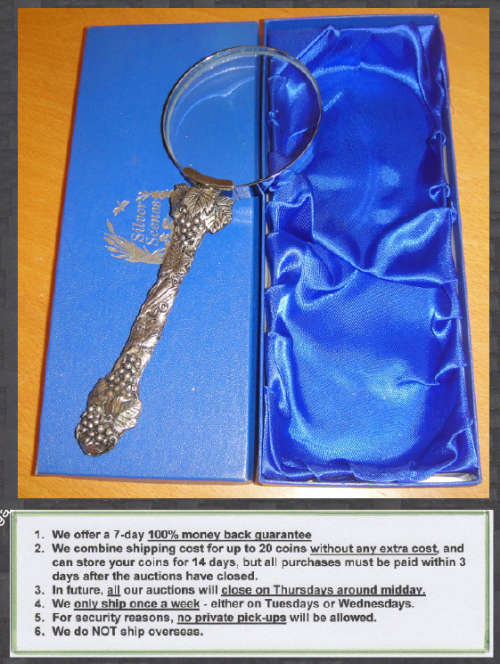 Crazy R1 Start! Beautiful Vintage Magnifying Glass with a Vine Motive