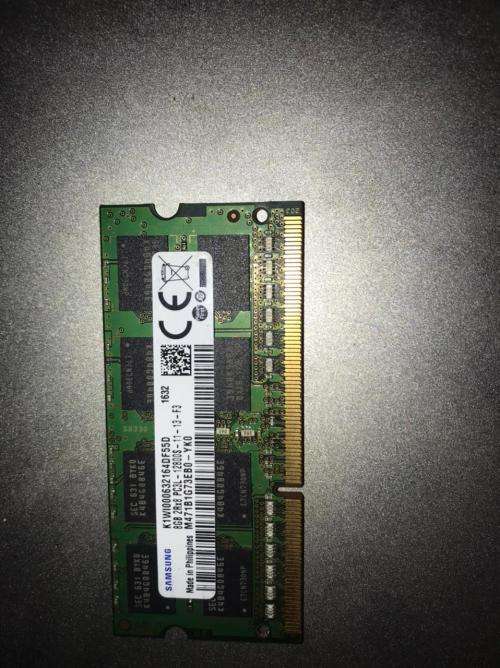 8gb PC3L - 12800s Laptop Ram [ Samsung ]