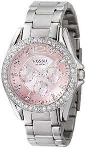 *** FOSSIL GLITZ PINK BOYFRIEND WOMEN'S WATCH - ES2251 *** BEST SELLER***