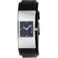 ***FOSSIL BLACK LEATHER LADIES WATCH - JR9674 *** STUNNING LADIES WATCH***