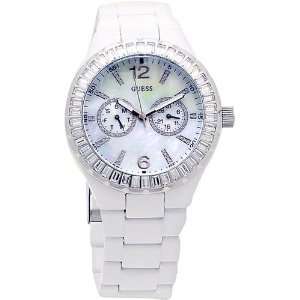 *** GUESS WHITE CHILL ROCK LADIES WATCH - G13552L *** BRAND NEW ***