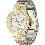 *** GUESS PRISM TWO TONE LADIES WATCH - U14007L1 *** BRAND NEW!! **
