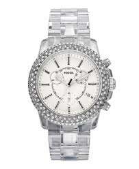 *** FOSSIL STELLA WHITE DIAL LADIES CHRONOGRAPH WATCH - CH2688 *** BRAND NEW ***