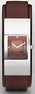 *** FOSSIL BROWN LEATHER LADIES WATCH - JR9675 *** BRAND NEW, 100% AUTHENTIC ***