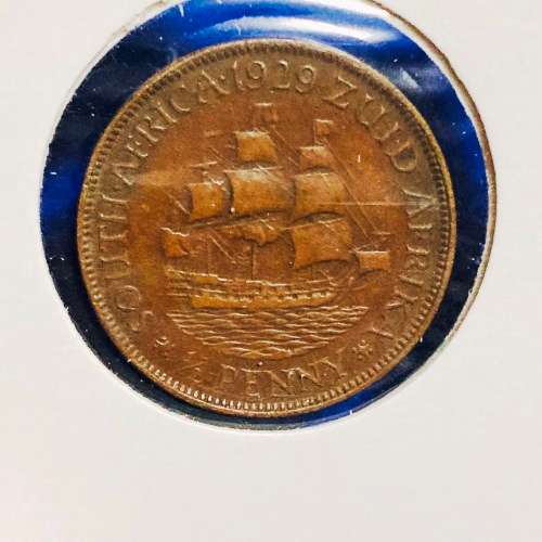 1929 SA HALF PENNY EF/EF CV R1000 IN HERNS