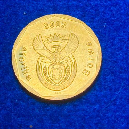 2002 SA WORLD CUP SOCCOR 50c