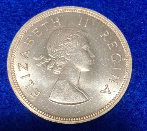 1957 2 1/2 SHILLING (UNC) SOUTH AFRICA _UNCIRCULTED WILL GRADE HIGH