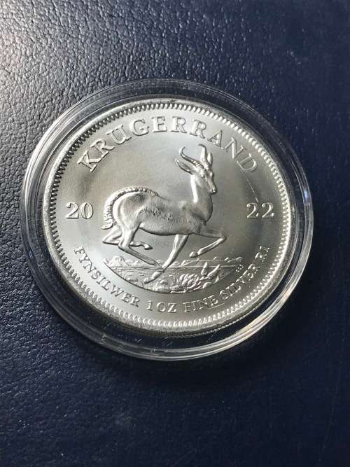 2022 PAUL KRUGERRAND 1oz SILVER .999 (SPOTLESS) IN CAPSULE