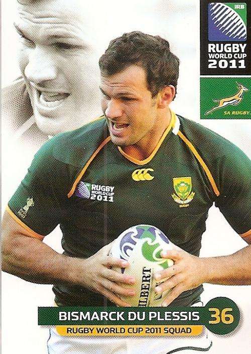 2011 Rugby World Cup 2011 RWC 2011 Squad Bismarck du Plessis 63