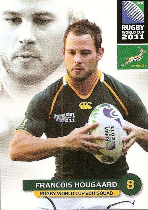 2011 Rugby World Cup 2011 RWC 2011 Squad Francois Hougaard 74
