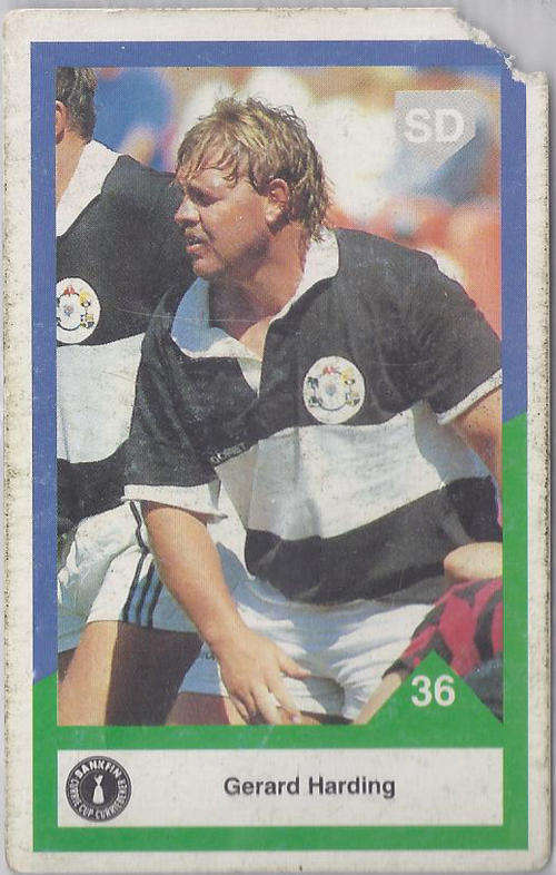 1992 Sports Deck Natal Gerard Harding card no 36