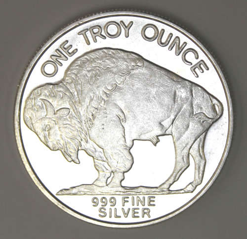 ( FOLLOW THE LEADER ).....1oz.... PURE SOLID SILVER ..BUFFALLO ROUNDS...   BID PER ROUND