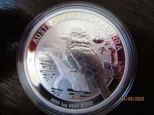 ( LOW START )  2019    POPULAR KOOKABURRA   ` TWO MINTMARKS `    9999  PURE SOLID SILVER