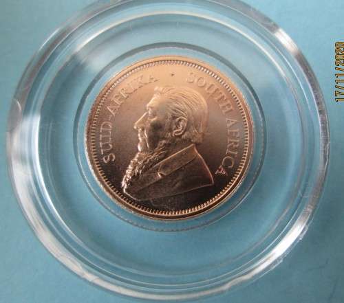 2020  1/10oz  GOLD BULLION   KRUGERRAND    CAPSULED