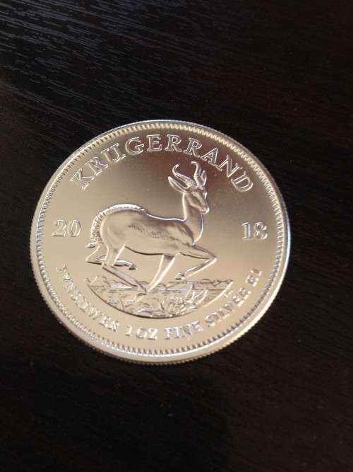 #  ALREADY SCARCE  #   2018  1oz  999.9%  PURE  SOLID SILVER   KRUGERRAND