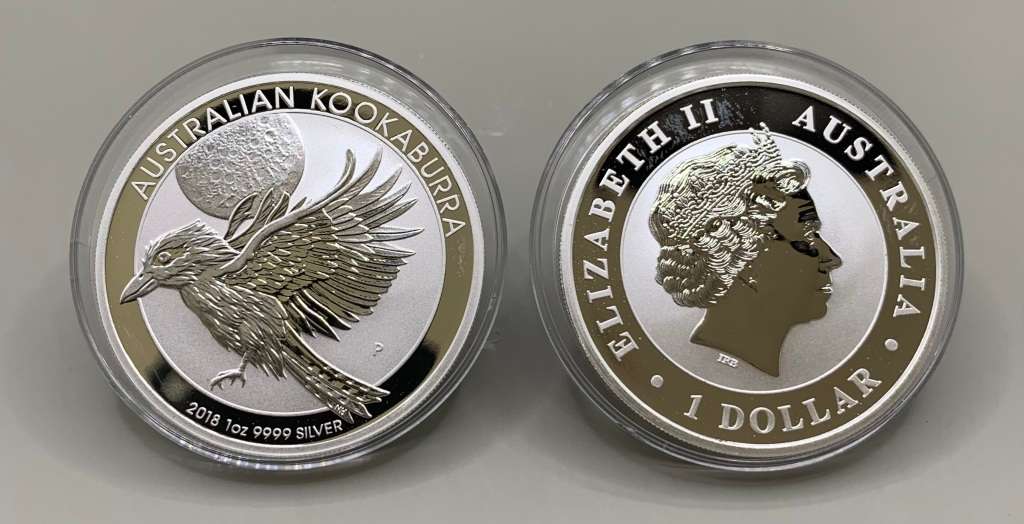 ( JUST BEAUTIFUL  )   2018    KOOKABURRA    AUSTRALIAN    1oz  999.9% PURE SILVER -