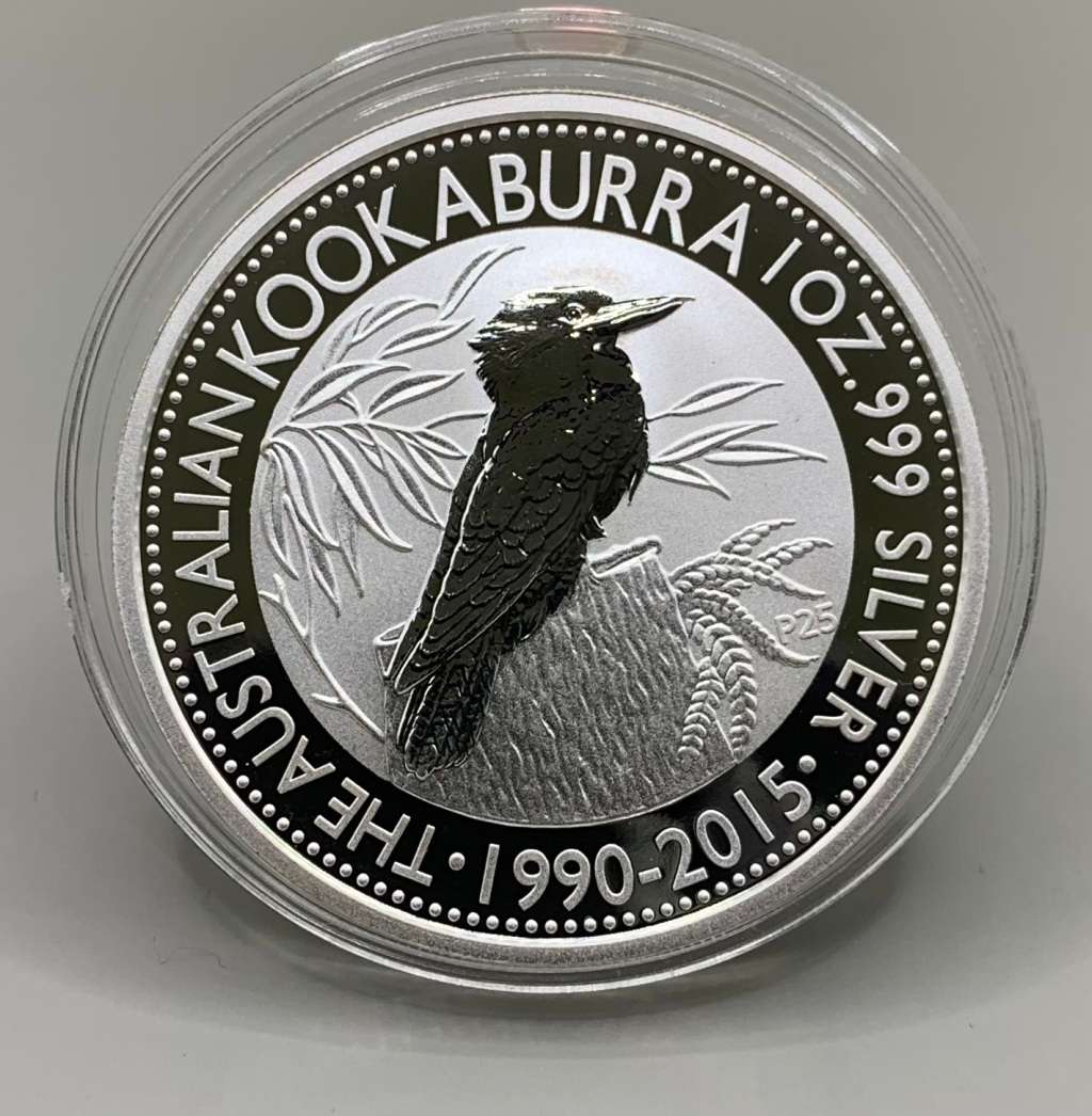 (   QUITE RARE  )   2015  KOOKABURRA  25th ANNIVERSARY  1990 - 2015   EXCLUSIVE MINTMARK