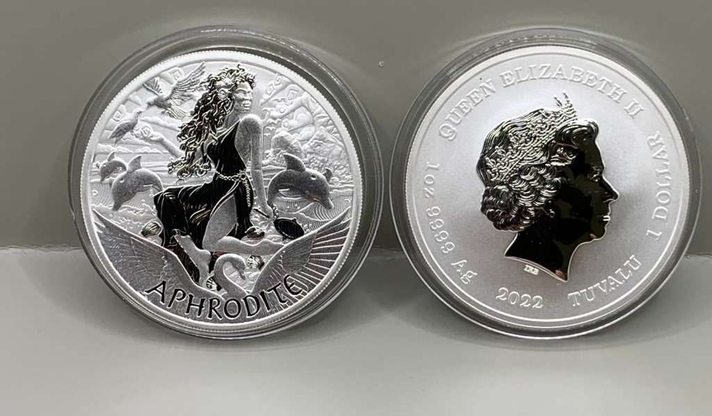 2022    APHRODITE  GODDESS OF BEAUTY AND LOVE   GREEK   MYTHOLOGY   SILVER
