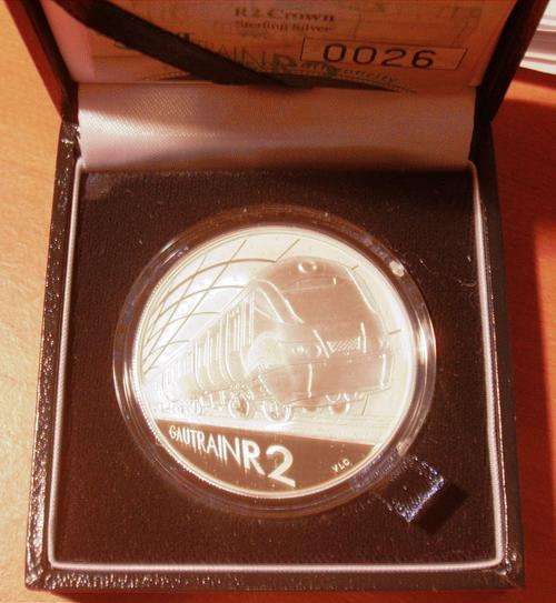 INTRODUCING THE 2012 GAUTRAIN SILVER PROOF CROWN @ A CRAZY R1 R1 R1 R1 R1