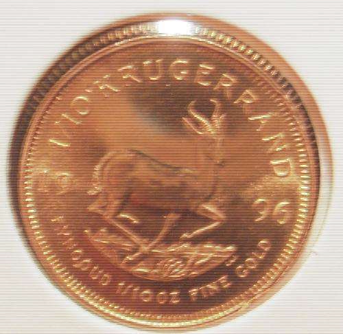 (((  CRAZY ONE RAND  )))...1996...KRUGERRAND...1/10oz...GOLD BULLION