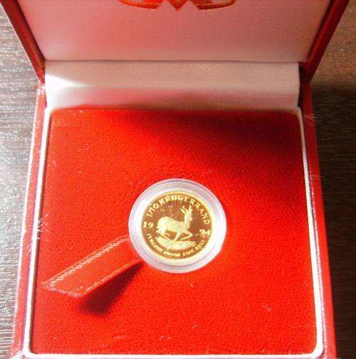 1994...KRUGERRAND...1/10oz.....22ct.....GOLD........ PROOF...