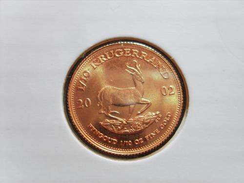 2002.....GOLD...1/10oz... KRUGER RAND......STARTS @ R1