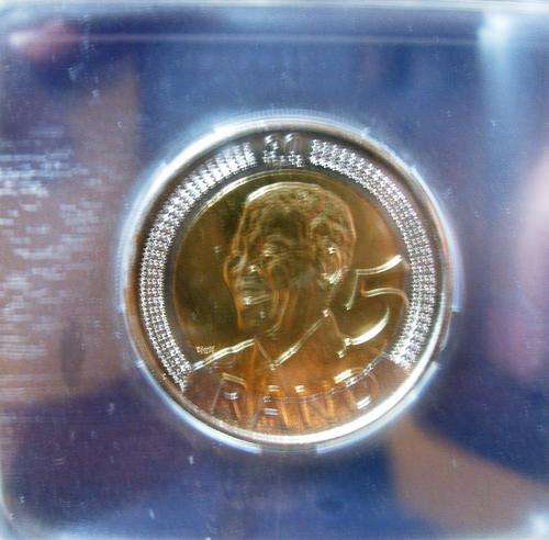 . 2008...MR MANDELA'S 90th BIRTHDAY..R5...GRADED MINTSTATE...MS66...STARTS @ R1