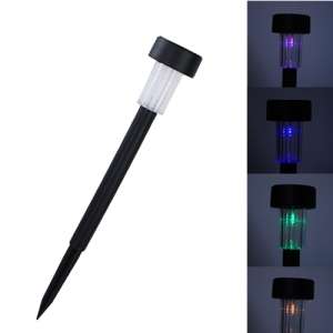5pcs Solar Powered Lawn Colorful light  Landscape LED Fence Lamp