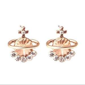 Fashion Saturn Pendant Earrings Eardrop