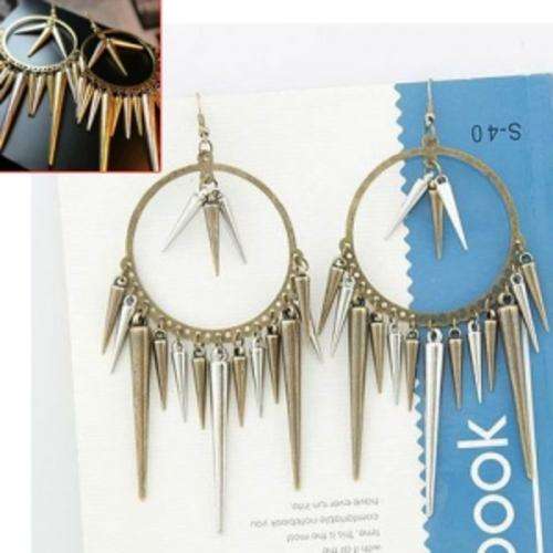 Vintage Tassel Taper Eardrop Pendant Earring