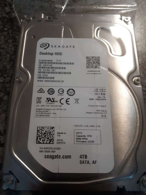 4TB SATA HardDrive
