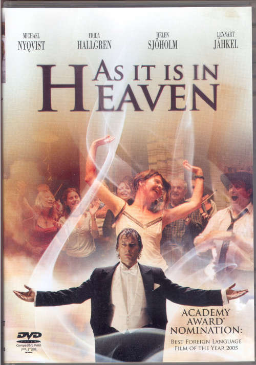 AS IT IS IN HEAVEN  (DVD - MICHAEL NYQVIST / FRIDA HALLGREN)