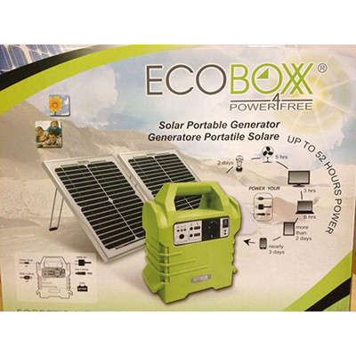 Solar Portable Generator | ECOBOXX160