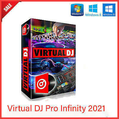 Virtual DJ Pro Infinity 2021 Software Mixing Controller Version 8.5