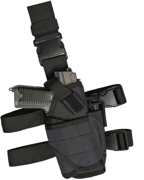 Drop Leg Holster, Right Handed Tactical Thigh Pistol Gun