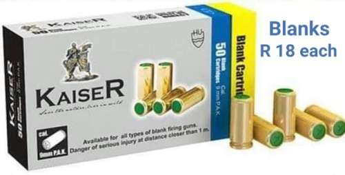 9mm Blank Rounds (loose)