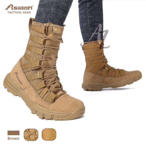 ASIAON High Cut Tactical Boots 579 for Military Outdoor and Hiking Activities