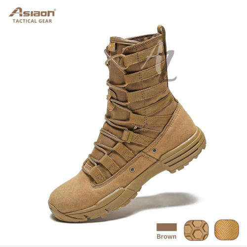 ASIAON High Cut Tactical Boots 579 for Military Outdoor and Hiking Activities