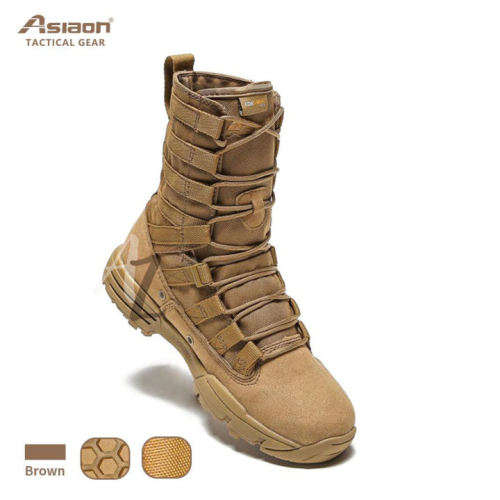 ASIAON High Cut Tactical Boots 579 for Military Outdoor and Hiking Activities