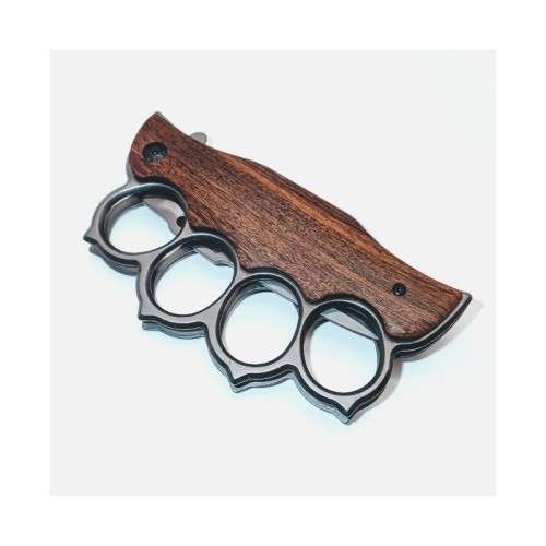 PK40 SUPER One Hand Knife Semiautomatic - Brass Knuckles Knife
