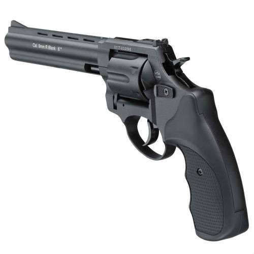 Zoraki R1 6 inch blank firing revolver cal.9mm P.A.K -black- include 6 blank rounds and holster