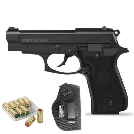 RETAY 84FS Mini Beretta Blank Gun (incl 10 Blank, 2 peppers and holster)