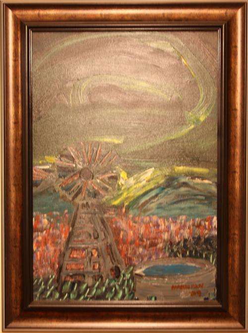 johann van heerden-Karoo windmill