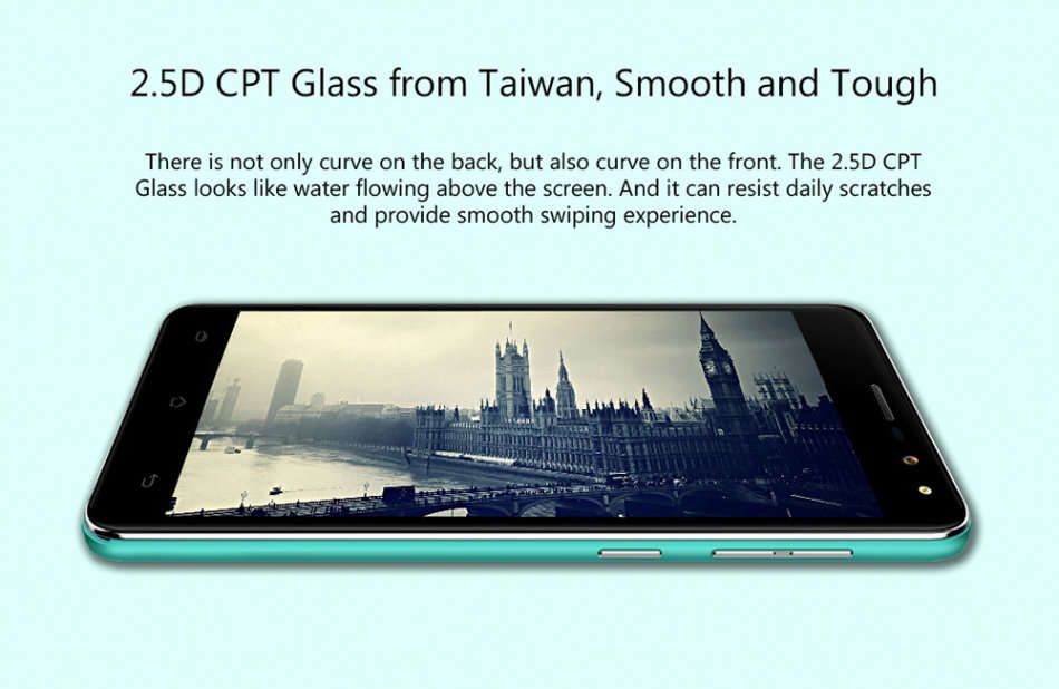 Cagabi One Android Smartphone - 720P 5 Inch Display, Dual SIM, Quad Core CPU, 8MP Camera, 3G (Black)