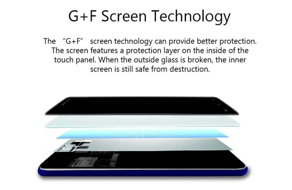 Cagabi One Android Smartphone - 720P 5 Inch Display, Dual SIM, Quad Core CPU, 8MP Camera, 3G (Black)