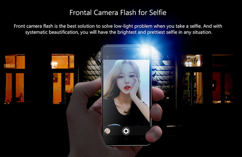 Cagabi One Android Smartphone - 720P 5 Inch Display, Dual SIM, Quad Core CPU, 8MP Camera, 3G (Black)