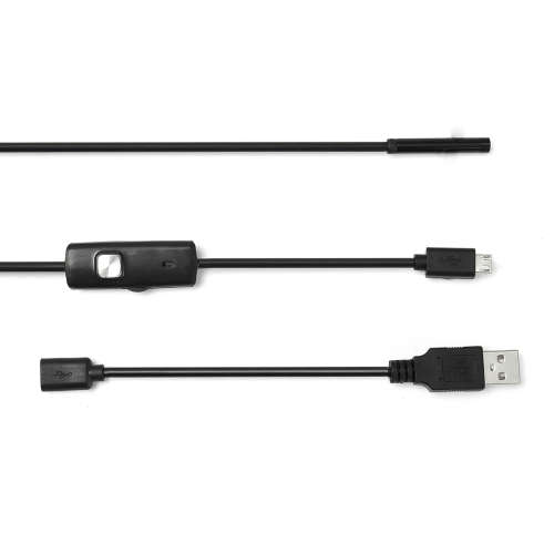 5.5mm 2m 6 LED Lens USB Endoscope Camera Borescope for Android Phone Laptop