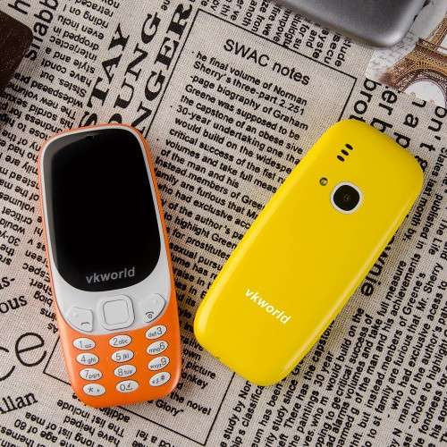 VKworld Z3310 Feature Phone 2.4 Inches 3D screen Amplified Phone speaker