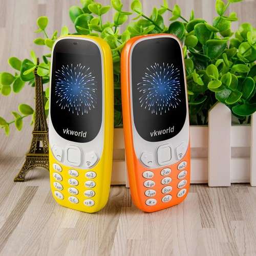 VKworld Z3310 Feature Phone 2.4 Inches 3D screen Amplified Phone speaker