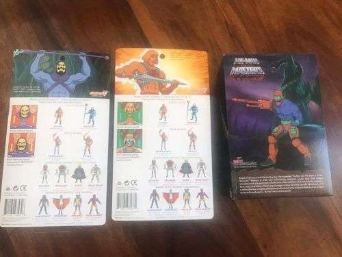 He-Man, Skeletor, TrapJaw Club Grayskull MOTUC